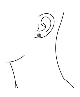 Dumbbell Black Plateau Plugs Earrings 316L Steel 16G 12MM