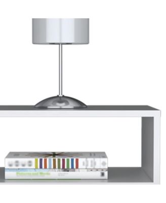 One Drawer Faux Wood Nightstand for Bedroom Storage and Bedside Table