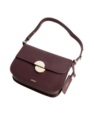 Black Shoulder Bag, Grape