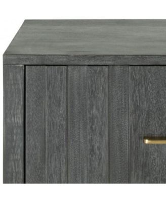 Low One Drawer Nightstand for Bedroom Small Bedside Table with Storage