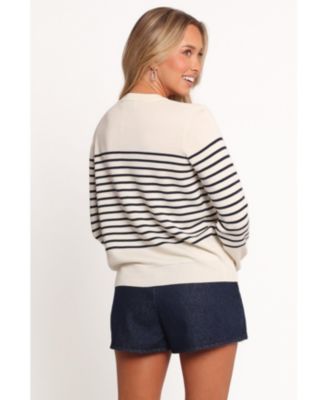 Women's Gavi Button Front Striped Cardigan
