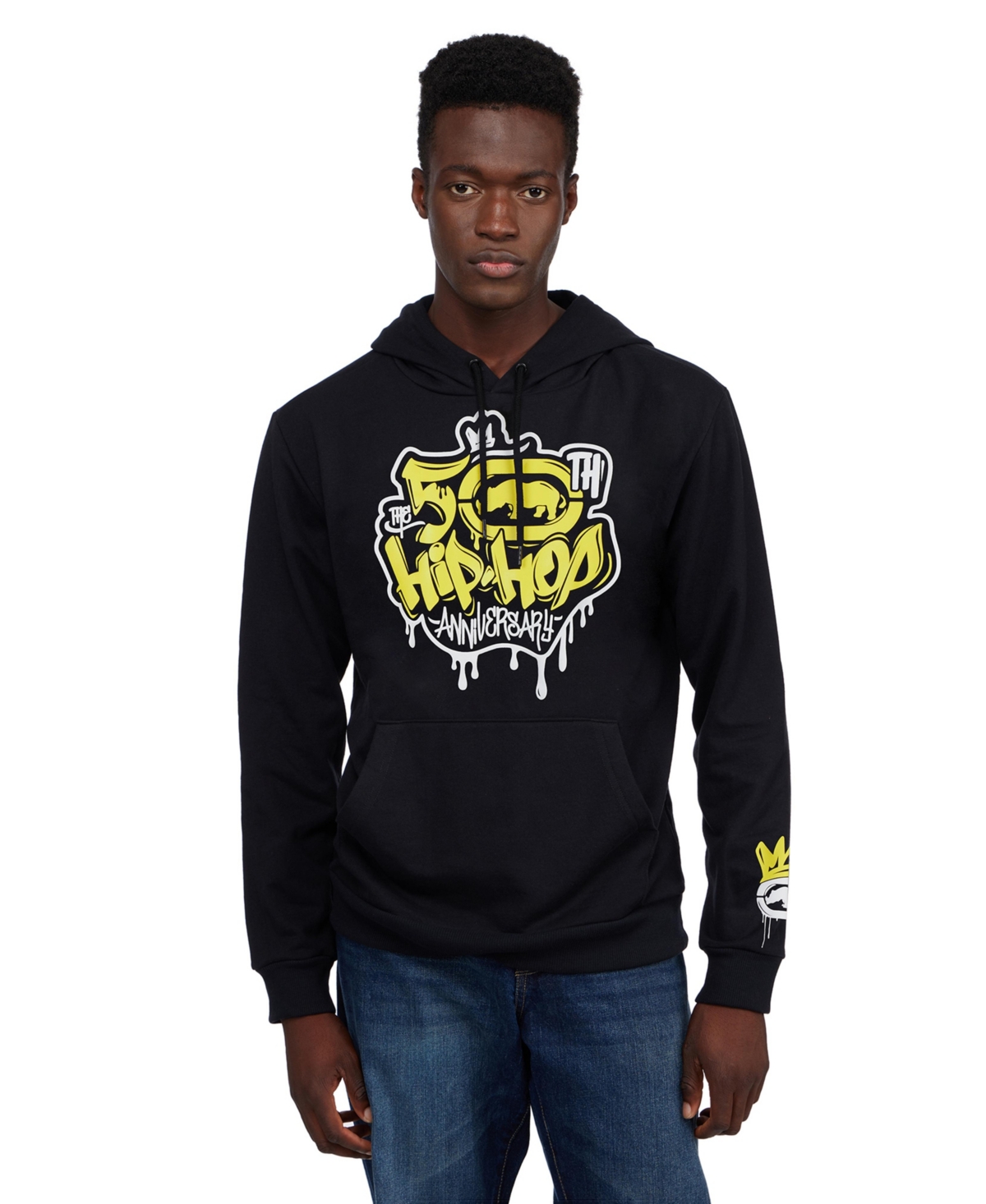 Men's Drip Drop Hoodie - Black