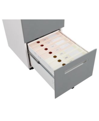 Mobile Locking File Metal Cabinet with 5 Wheels