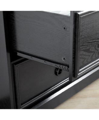 Modern Farmhouse 6-Drawer Bedroom Chest, Black