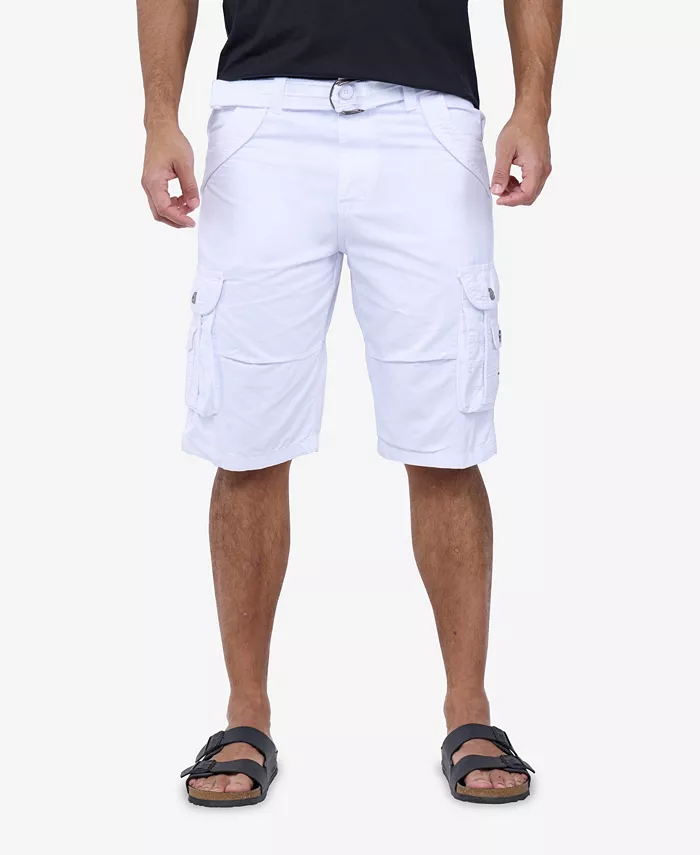 Men's Cargo Shorts Camo & Solid Colors 12.5" Inseam Knee Length Classic Fit Multi Pocket