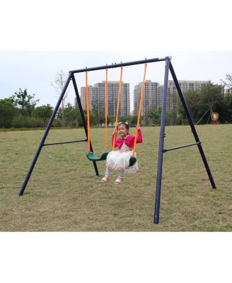 Two  Station Swing Set for Children