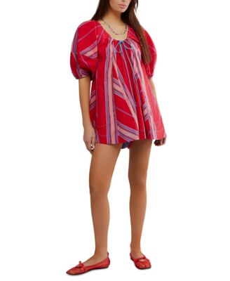 Free People - Women's Bop Around Scoop-Neck Romper