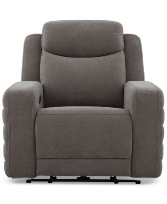 Kristyan Fabric Power Recliner with Power Headrest with Zero Wall & Heat Massage, Exclusively at Macy's