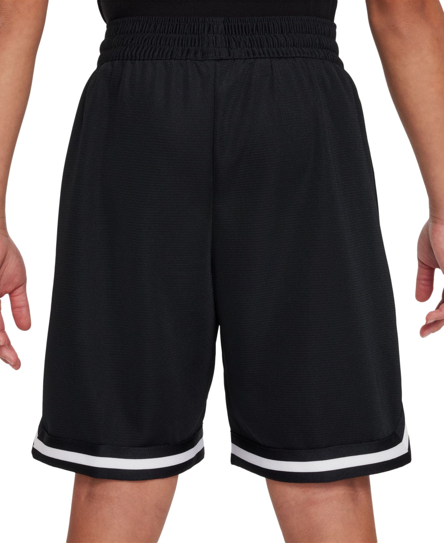 Шорты Nike Dri-FIT DNA Basketball Shorts для мальчиков, цвет: Чёрный / Белый — фото 6