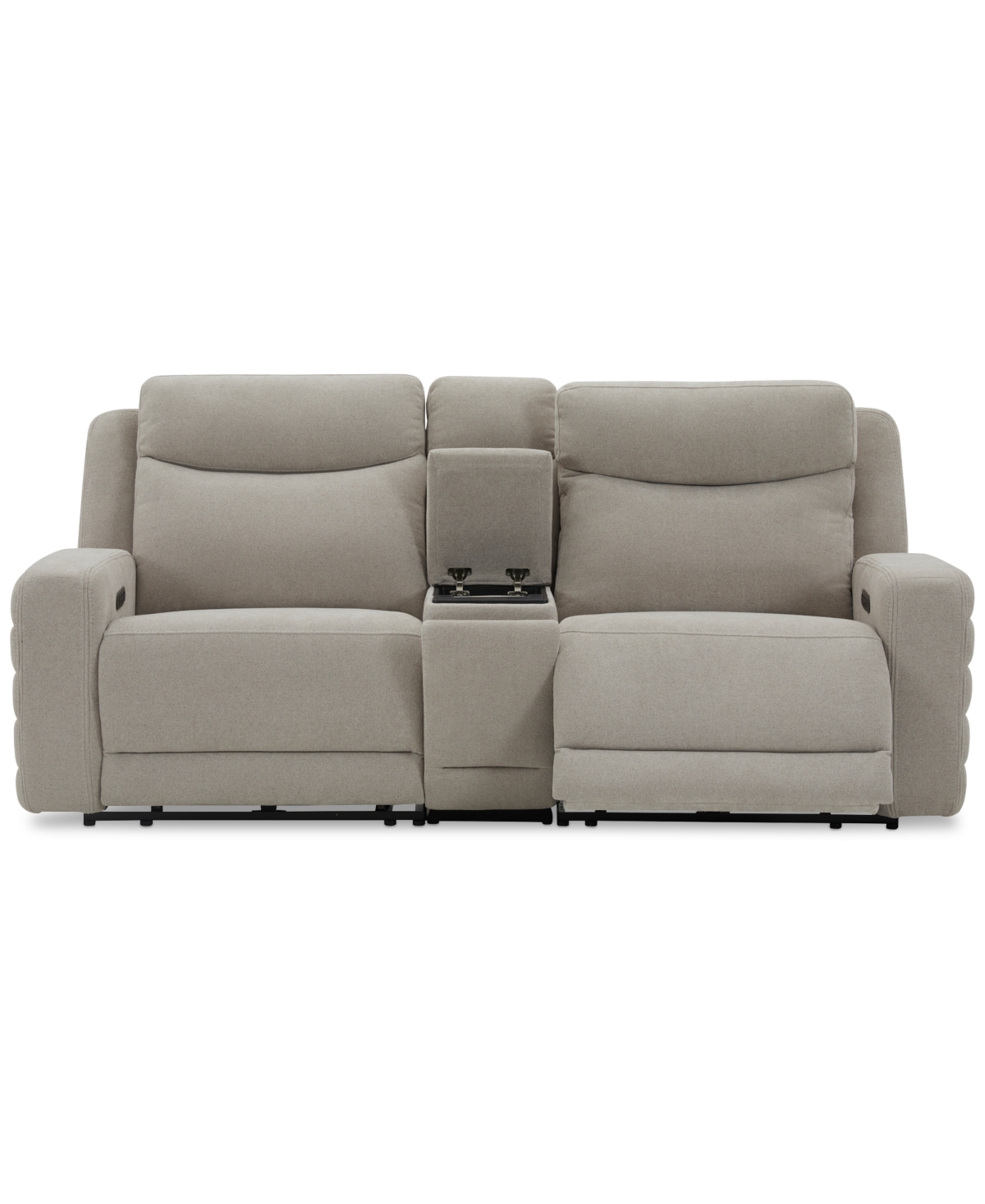 Kristyan3-Pc. Fabric Sofa with 2 Power Motion Chairs and Console, Exclusively at Macy's