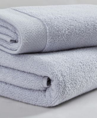 Entwine Solid Cotton Terry 2-Pc. Bath Towel Set, 64" X 34"