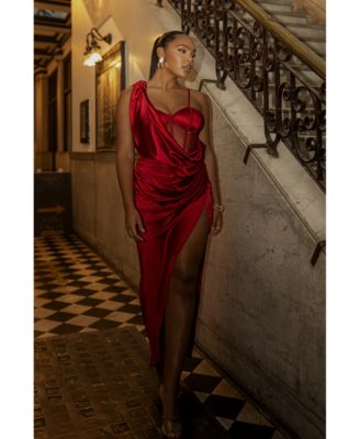 Women's Anastacia Drape Maxi Dress