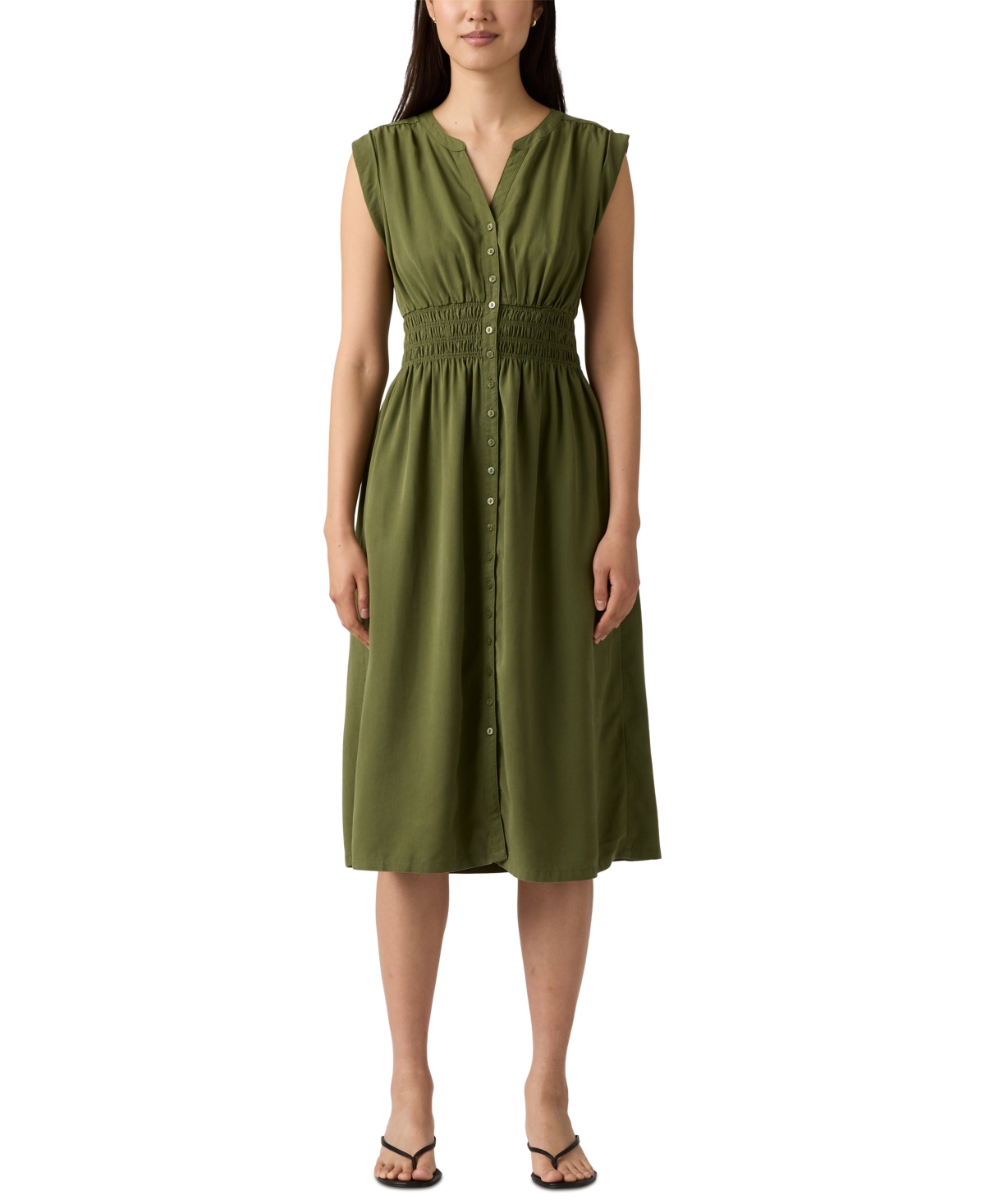 LEVI'S WOMEN'S BETTINA SLEEVELESS MIDI DRESS 
