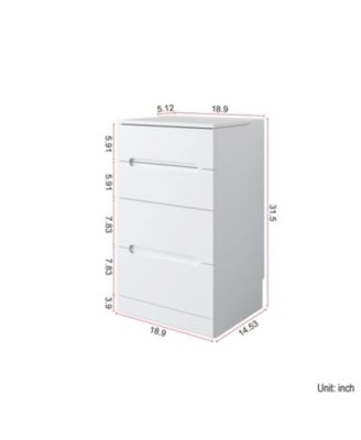 Vanity Desk Set with Mirror & Drawers