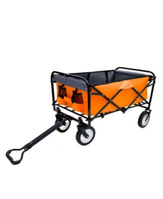 Collapsible Utility Wagon Cart - 360lb, All-Terrain, Orange