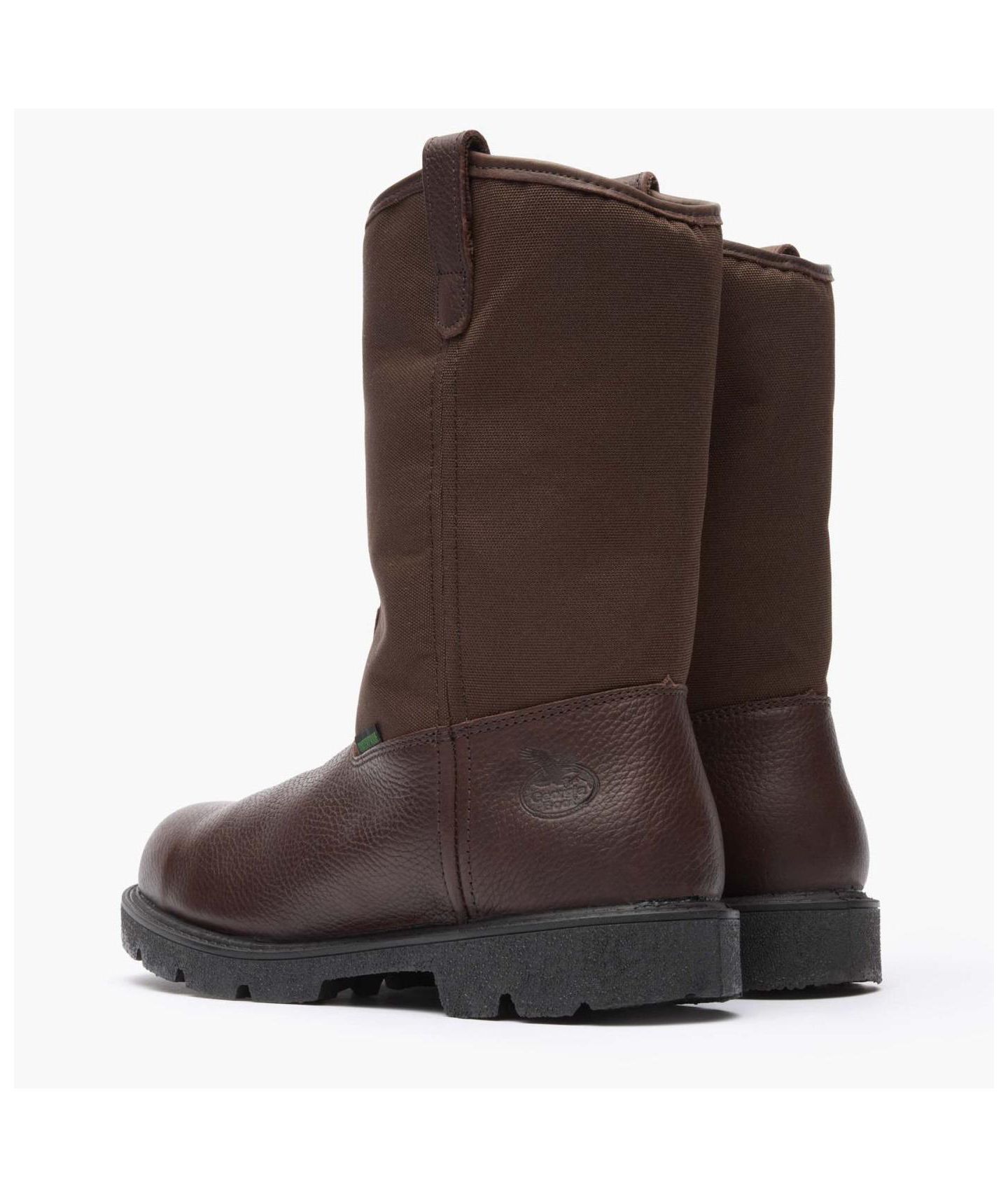 Мужские ботинки GEORGIA BOOT Homeland Steel Toe Waterproof Wellington, цвет: Коричневый — фото 4
