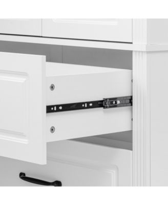 Farmhouse Kitchen Pantry Cabinet - 71"