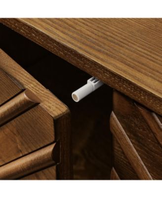 Walnut Farmhouse Buffet Cabinet - 60.5" Sideboard