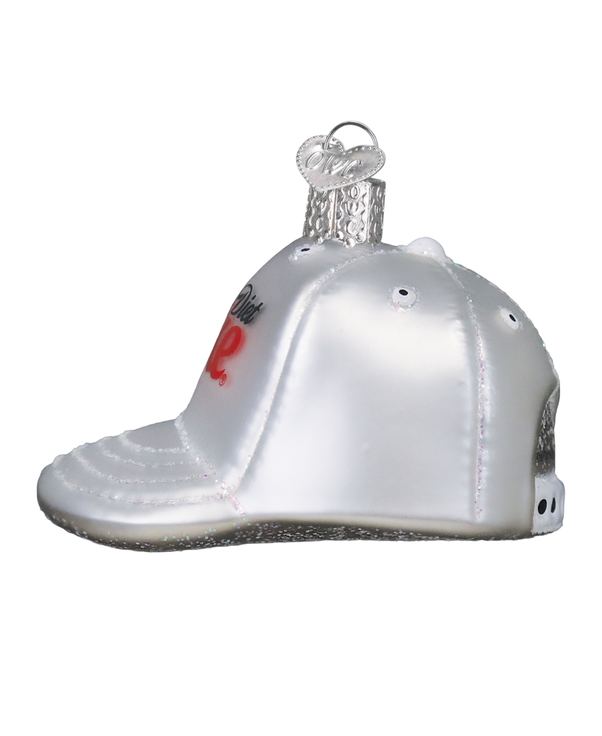 Old World Christmas 3.25" Coca-Cola Diet Coke Baseball Cap Ornament