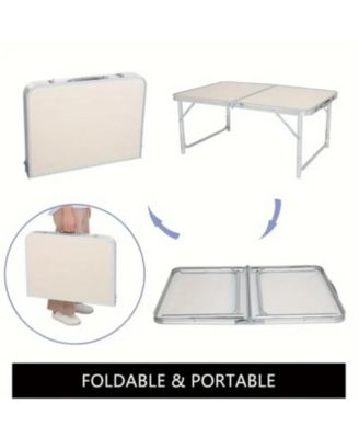 Small outdoor folding table