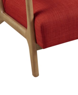 28" Novak Spice Fabric Lounge Chair