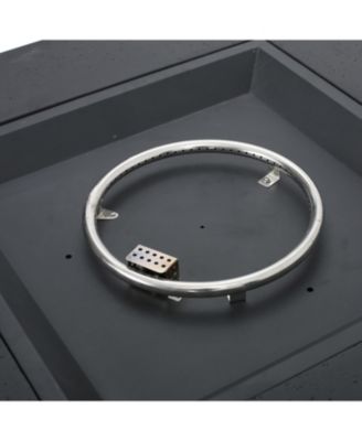 Modern Concrete Propane Fire Pit - 50,000 BTU