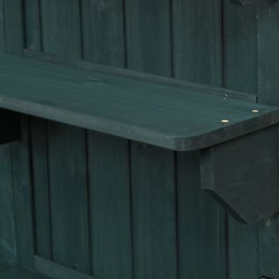 Forest Potting Bench with Hutch