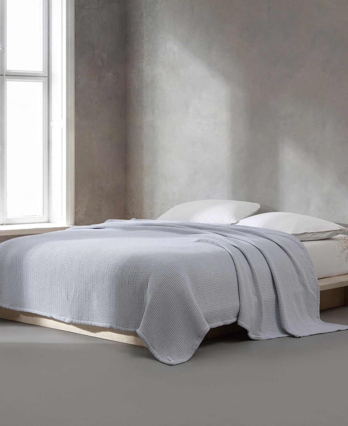 Calvin Klein Honeycomb Cotton Woven Blanket