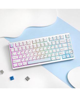AL75 PRO 75% Wireless Mechanical Gaming Keyboard,Full Aluminum CNC,BT/2.4G/Wired,PBT Keycaps,Gasket Mounted Hot Swap,Custom RGB Backlight, Programmable for Mac/Win(Zero Linear)