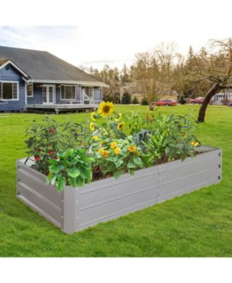 6x3x1 ft Metal Raised Garden Bed - Easy Assembly & Durable