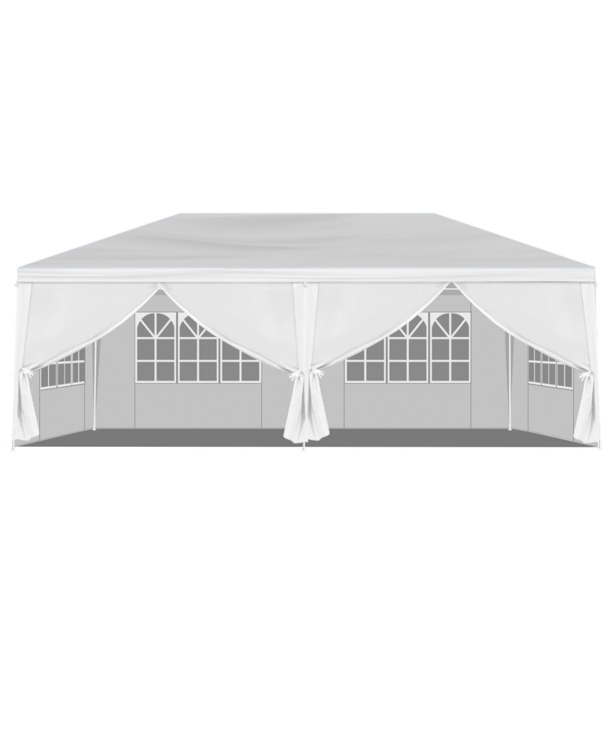 10x20FT Wedding Tent with Sidewalls - Party/Marketplace - White