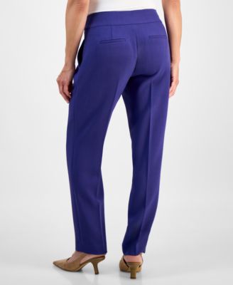 Women's Stretch Crepe Slim Leg Pant, Regular & Petite Sizes 