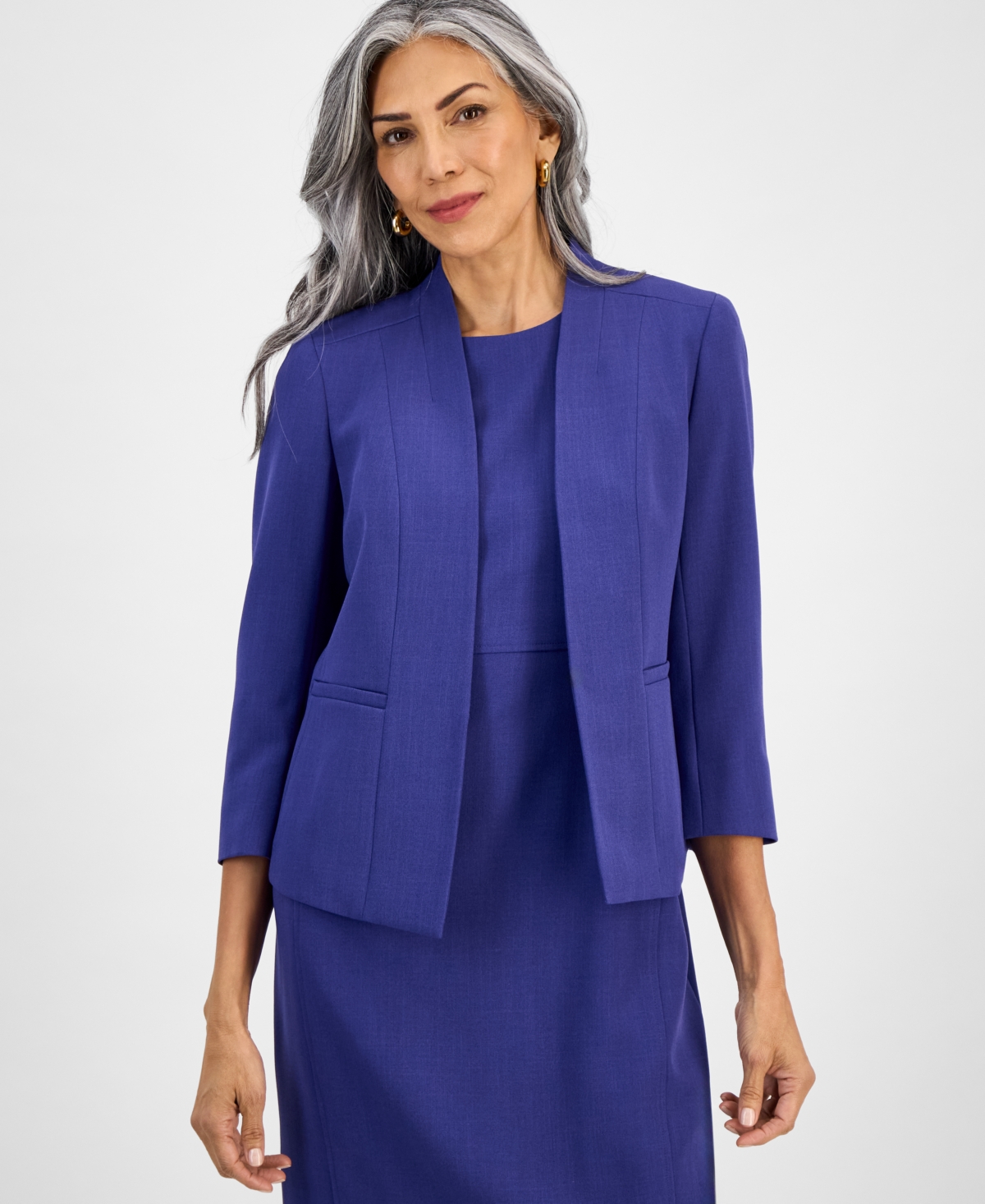 Women's Open-Front Jacket - Regal Purple