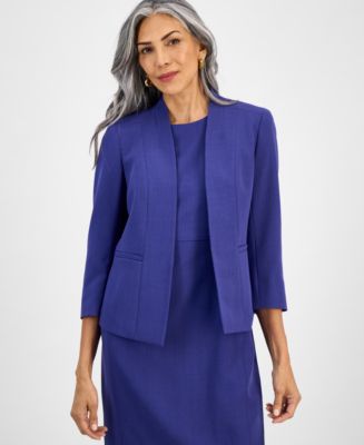 open lace back dress K Studio Collection Women's Purple 2-Piece Dress and Jacket Set