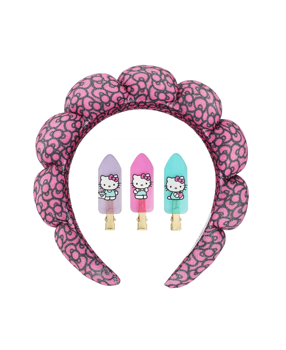 4-Piece Hair Accessories Set - Hello kitty get ready