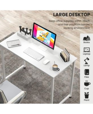 L Shaped Computer Desk and Writing Workstation for Home and Office