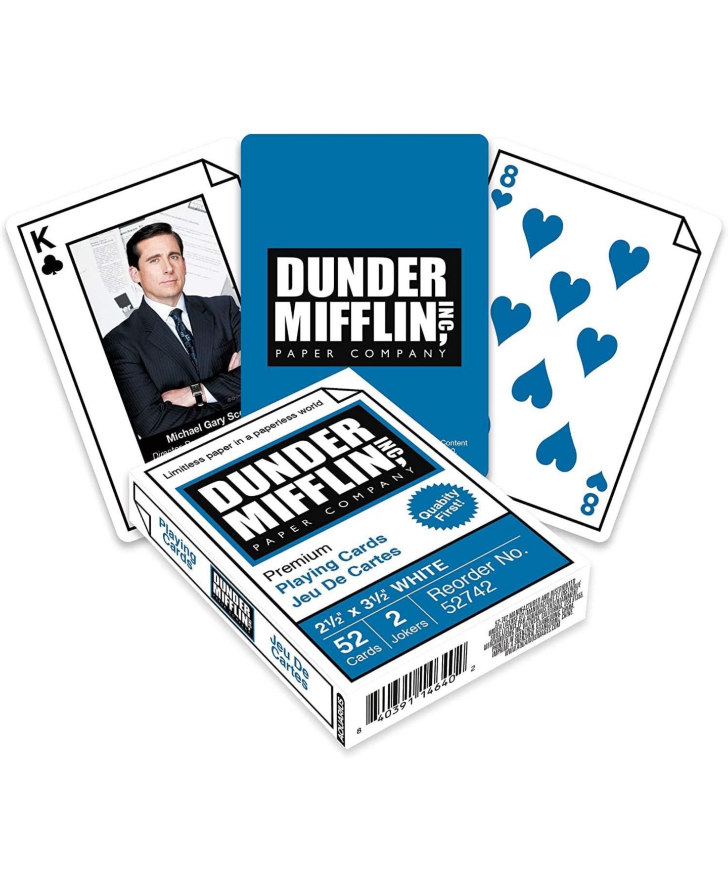 Детская игрушка NMR Distribution The Office Dunder Mifflin 52-Card Deck with 2 Jokers, Ages 6+ — фото 1