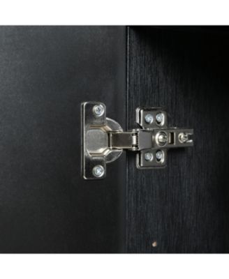 Modern Black Sideboard Buffet Cabinet - 60"