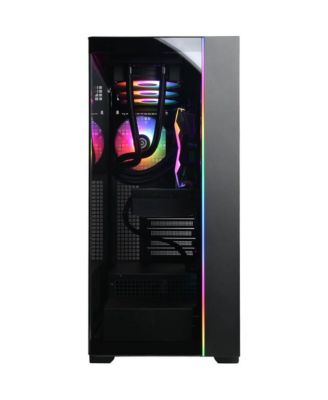 Gamer Supreme Liquid Cool Gaming Desktop Ryzen 7 9800X3D 32GB RAM NVIDIA GeForce RTX 5070 Ti 2TB SSD Storage - Black