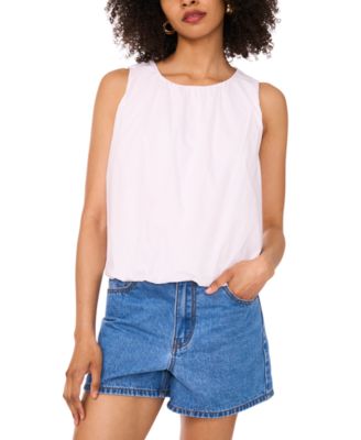 Women's Cotton Sleeveless Bubble Top