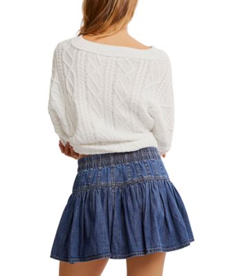 Women's Roselle Denim Mini Skirt