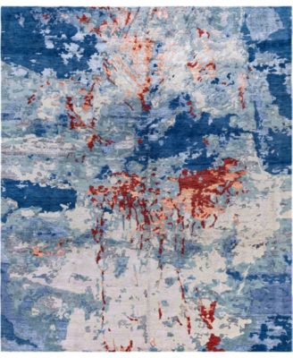ADORN HAND WOVEN RUGS - Indo Modern M7318 8'4"x10' Area Rug