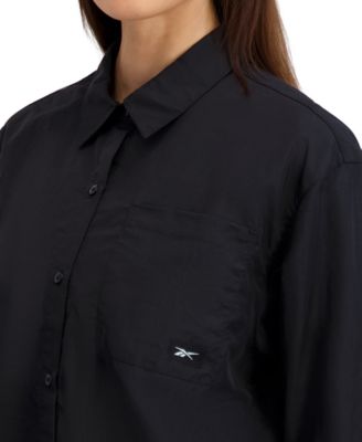 Women's Studio Style Collar Button-Down Shirt