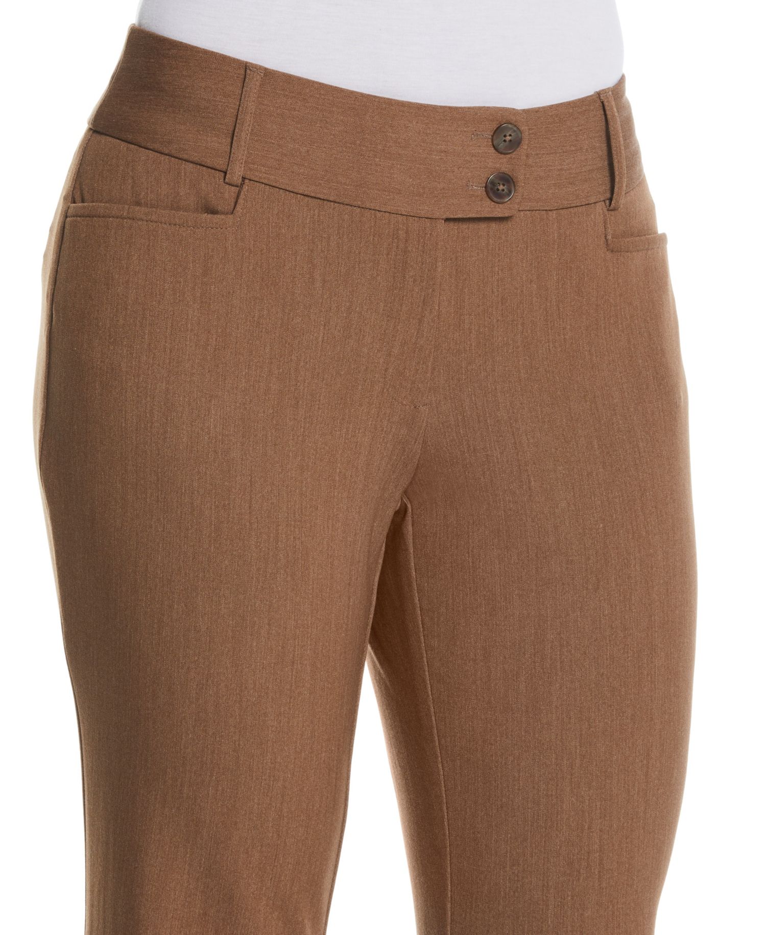 Petite Curvy Fit Boot Cut Pants