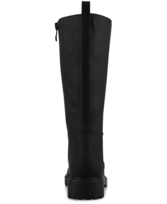 Women's Brandi Lug Sole Extra Wide Calf Knee High Boots
