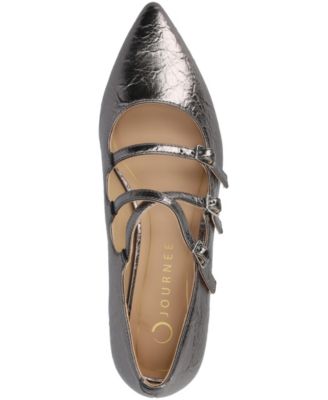 Women's Gretel Strappy Mary Jane Pointed Toe Flats