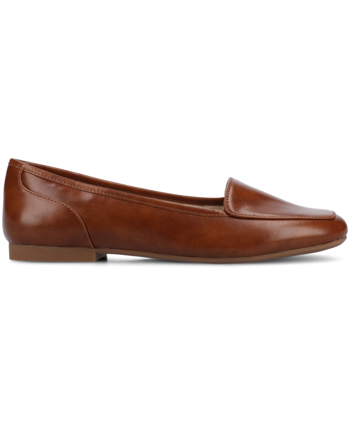 Journee Collection Women's Noelia Square Toe Ballet Flats In Brown