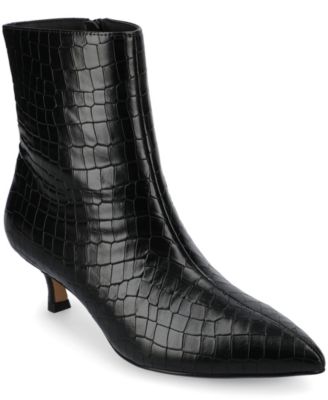 Women's Arely Kitten Heel Pointed Toe Dress Booties