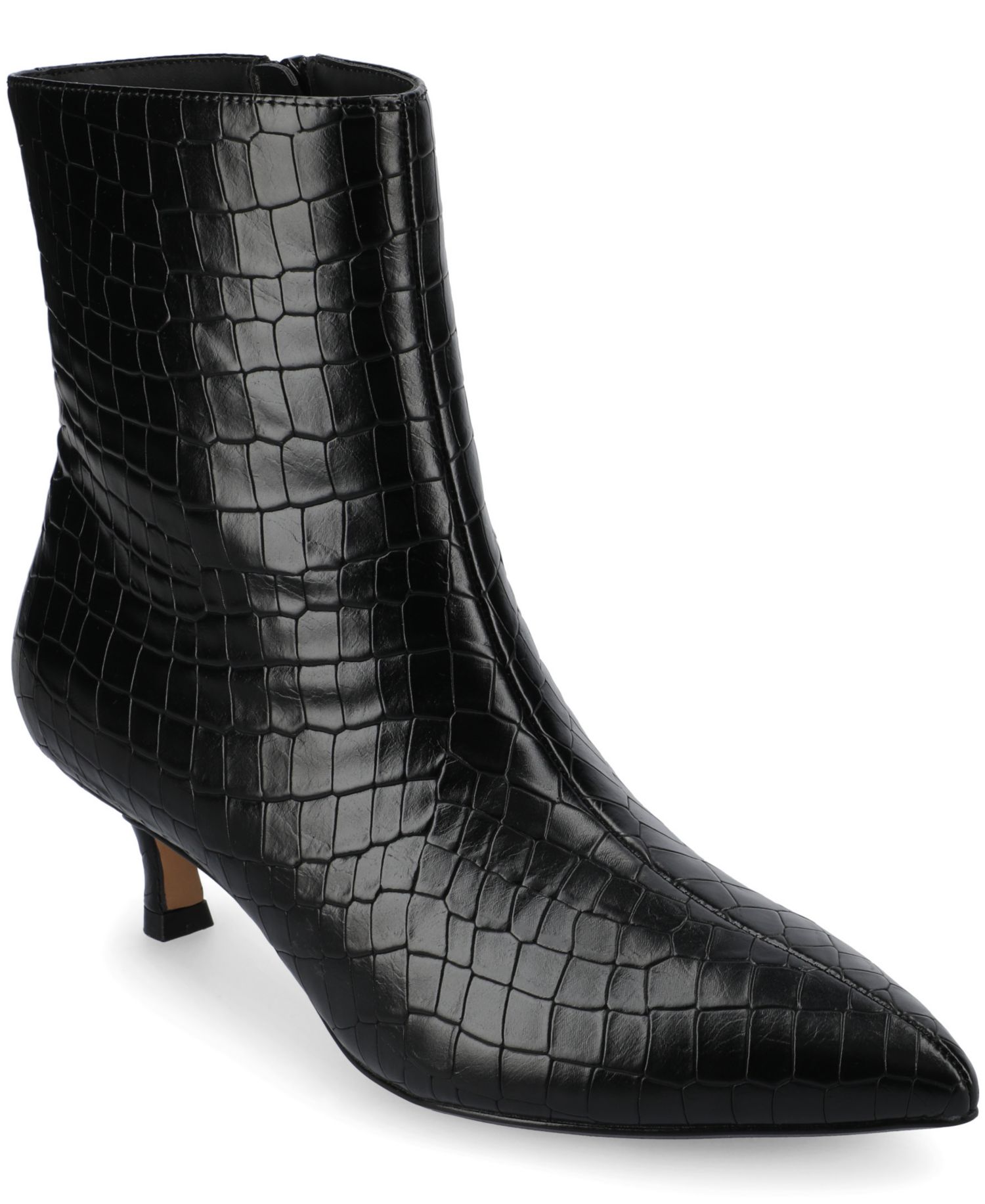 Women's Arely Kitten Heel Pointed Toe Dress Booties