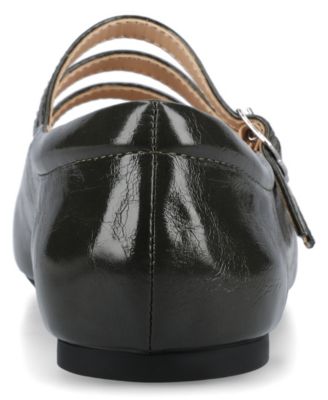Women's Darlin Multi Strap Mary Jane Square Toe Flats
